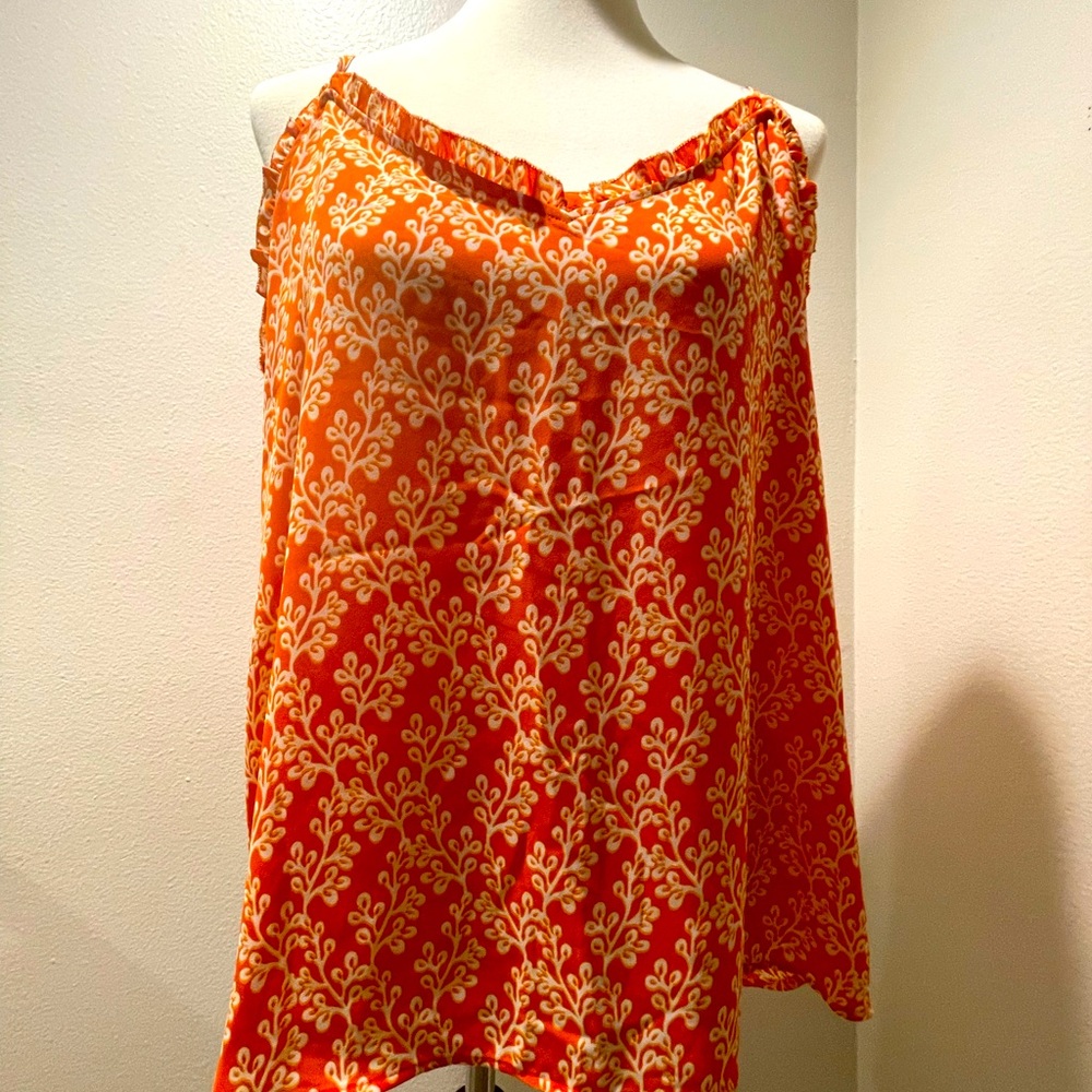 Pretty Ann Taylor Tank blouse L